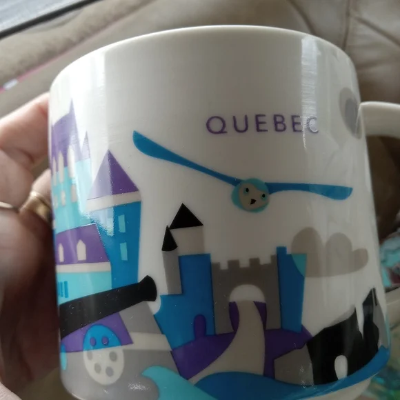 Starbucks Quebec I am here coffee mug collectors mug 12 oz - Picture 4 of 4
